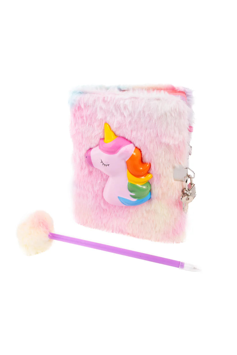 Furry Friends Squishy Unicorn Journal, Assorted