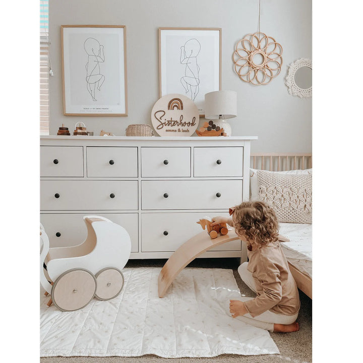 Kinderfeets Pram 2-in-1 Walker White