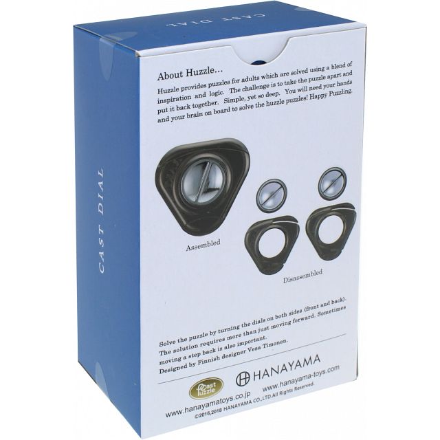 Huzzle Cast Dial Metal Puzzle