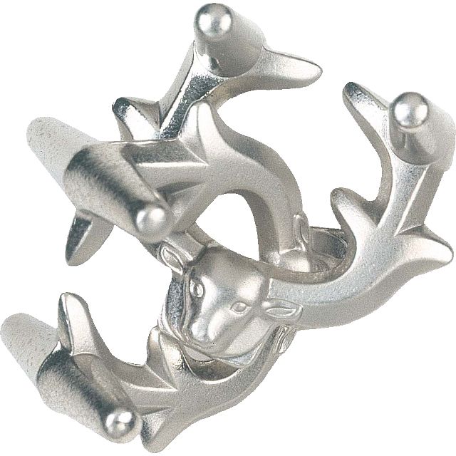 Huzzle Cast Elk Metal Puzzle
