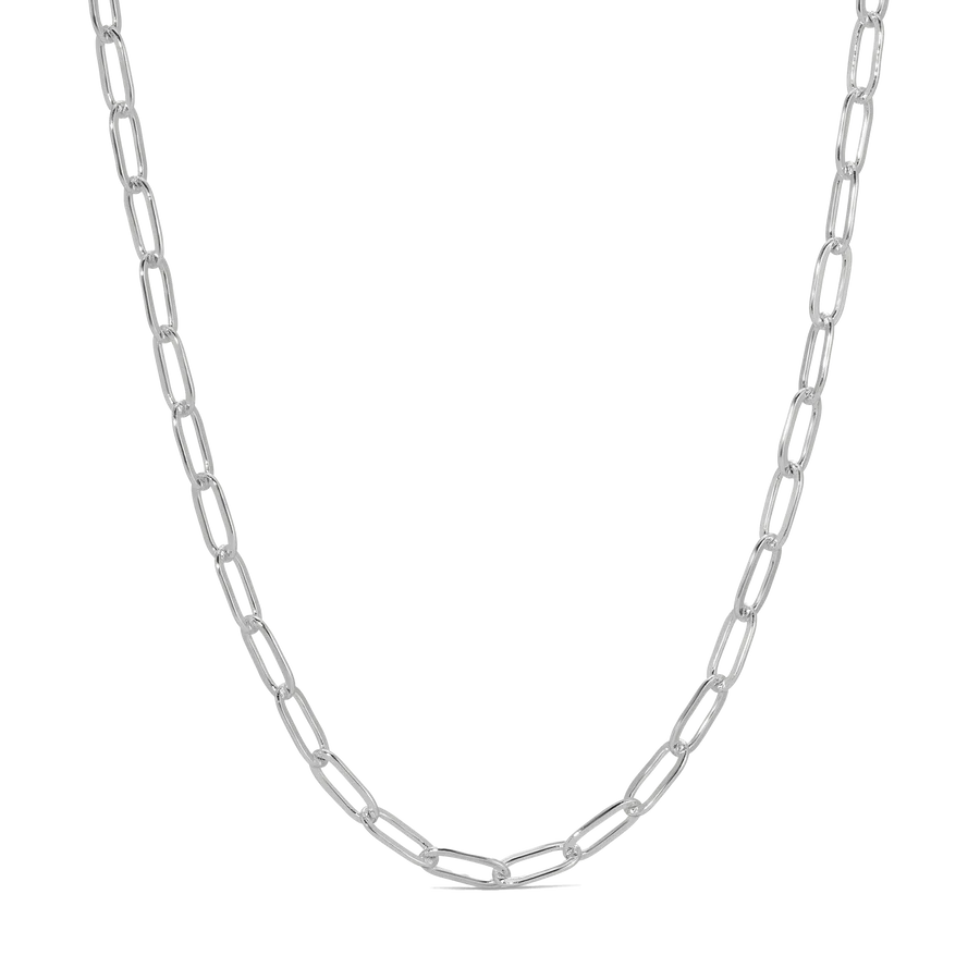 Charm Garden - Silver Paperclip Chain (18-20 in)