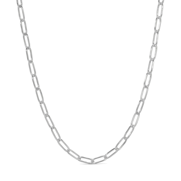 Charm Garden - Silver Paperclip Chain (18-20 in)