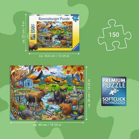 Ravensburger Wildlife Gathering 150pc Jigsaw Puzzle