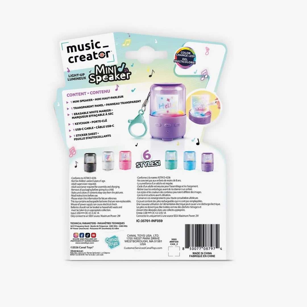 Canal Toys Music Creator Mini Musical Speaker
