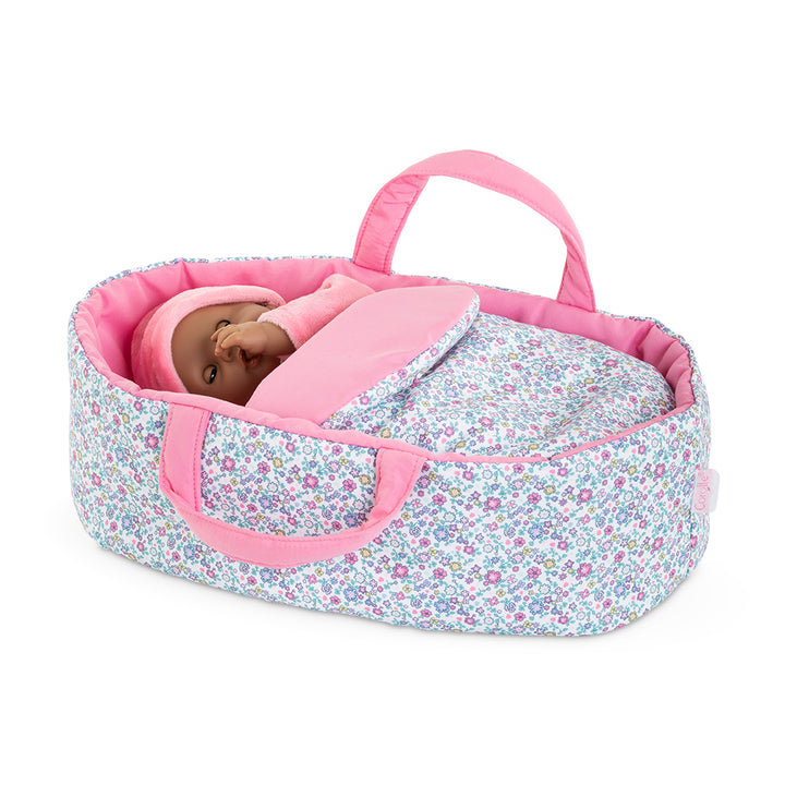 Corolle Flowered Carry Bed For 12" Dolls