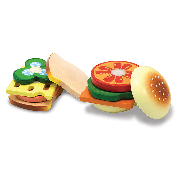 Melissa & Doug: Wooden Sandwich Making Play Set