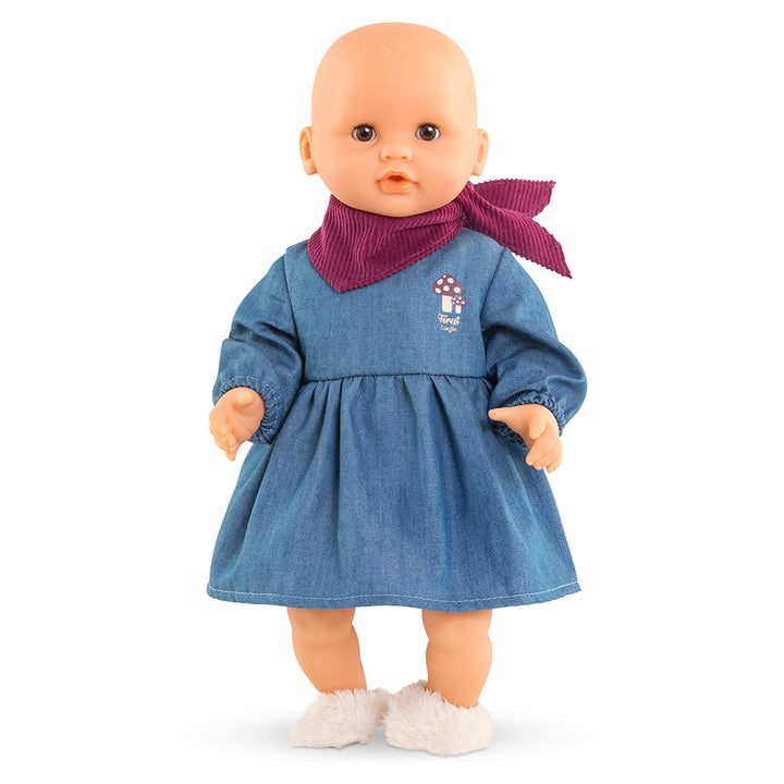 Corolle Little Explorer - Jean Dress &amp; Scarf for 12" Baby Doll