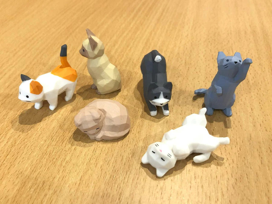 Kaku Kaku Neko Neko Polygon Cat Japanese Blind Box  - FINAL SALE