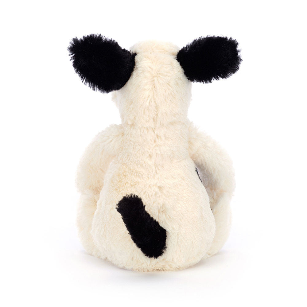 Jellycat Rufferty Bashful Black &amp; Cream Puppy (Little) LIMIT OF ONE PER CUSTOMER