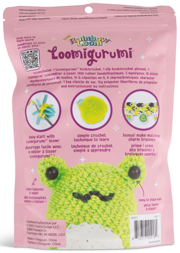 Rainbow Loom  Loomigurumi Kit – Frog
