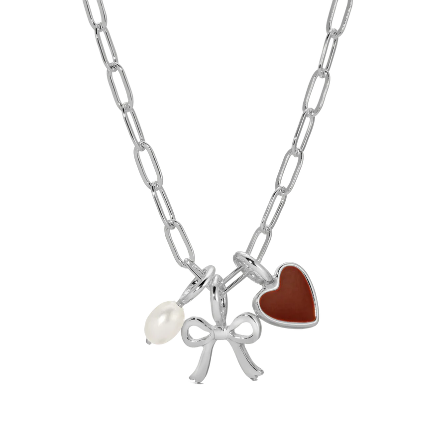 Charm Garden - Bow Charm - Silver