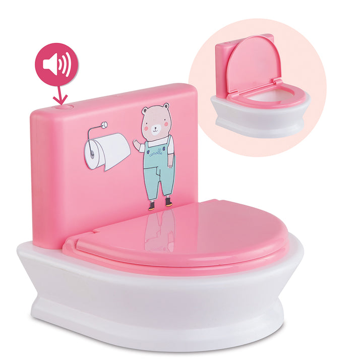 Corolle Interactive Toilet for 12 & 14" Baby Doll