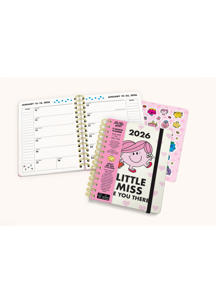 Little Miss See You There Planner 17 Months 2026