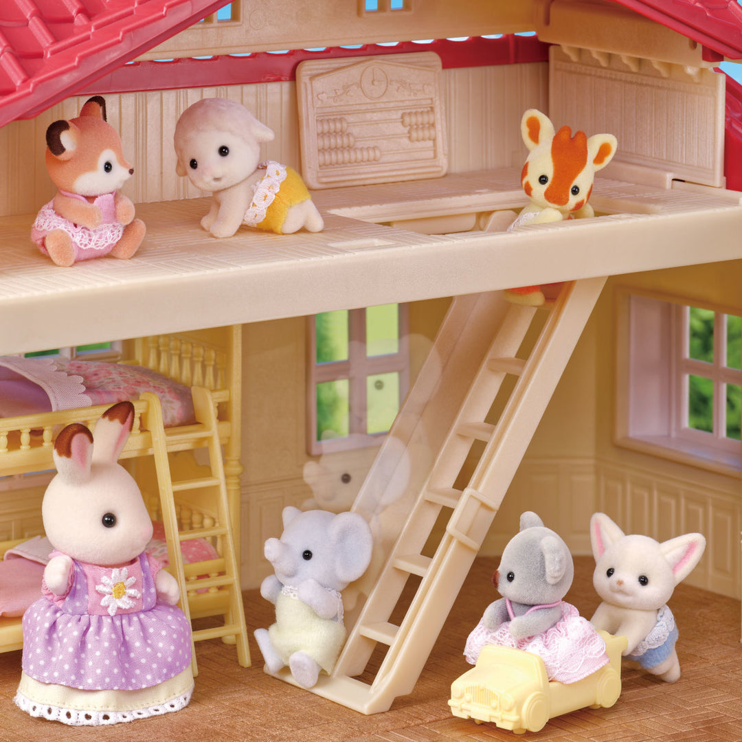 Calico Critters Red Roof Country Home Gift Set - Secret Attic Playroom