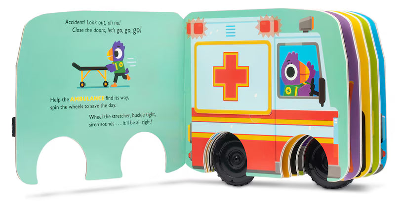 Spin &amp; Lift: Rescue Trucks