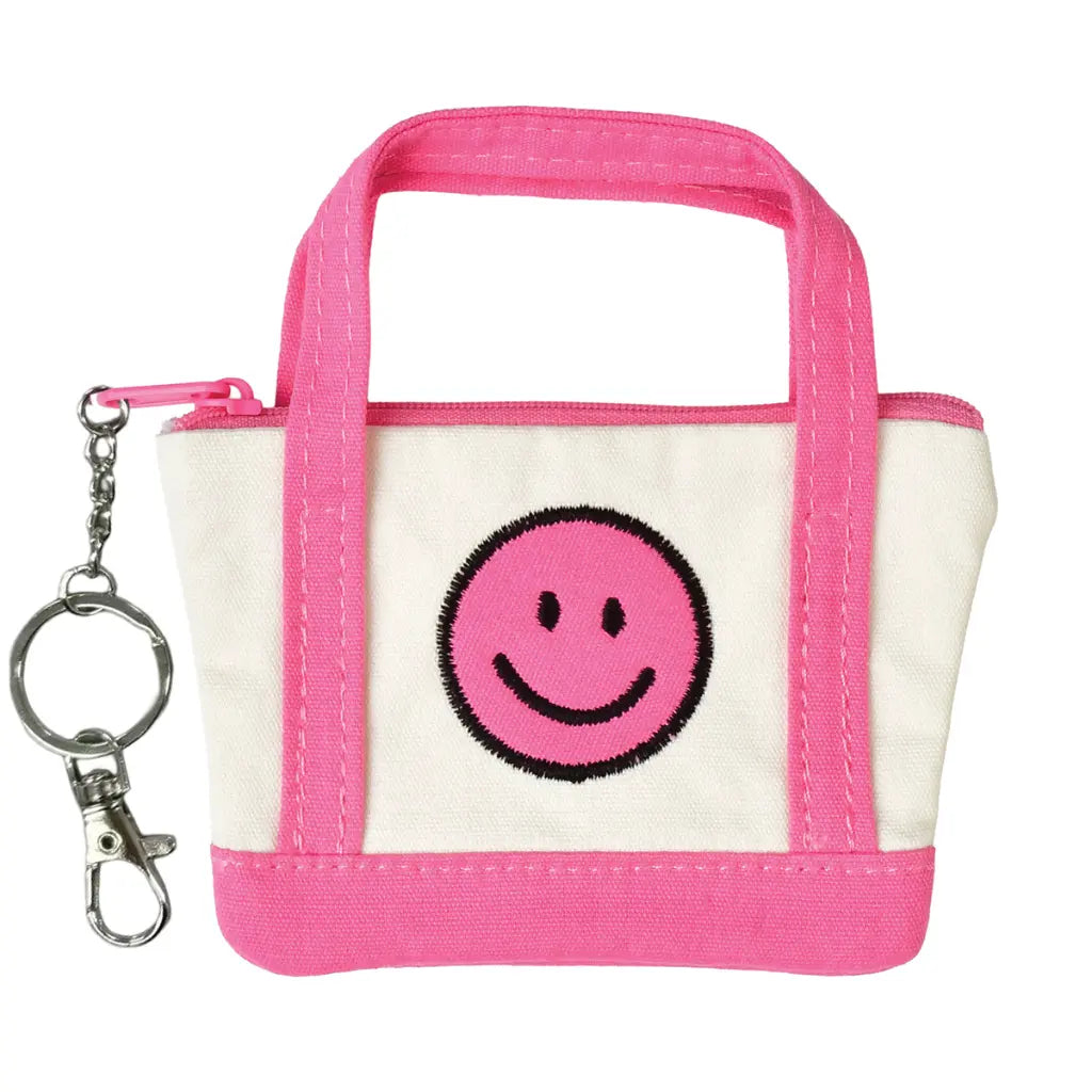 Iscream Mini Tote Bag Lip Balm Key Chain Set