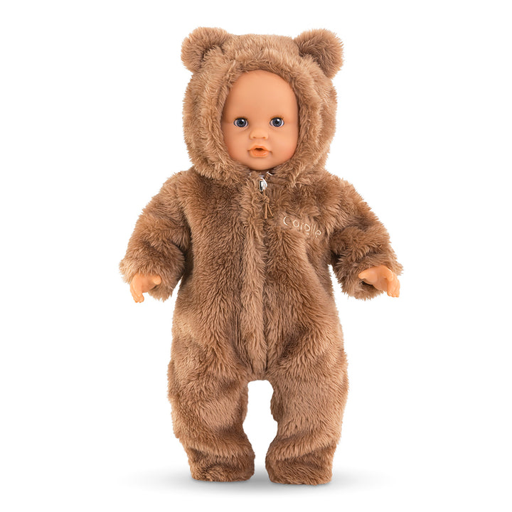 Corolle Bunting Brown Bear for 12" Baby Doll