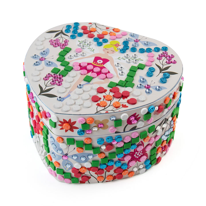 Stick'N Fun - 3D Mosaics Heart Shaped Ballerina Music Box