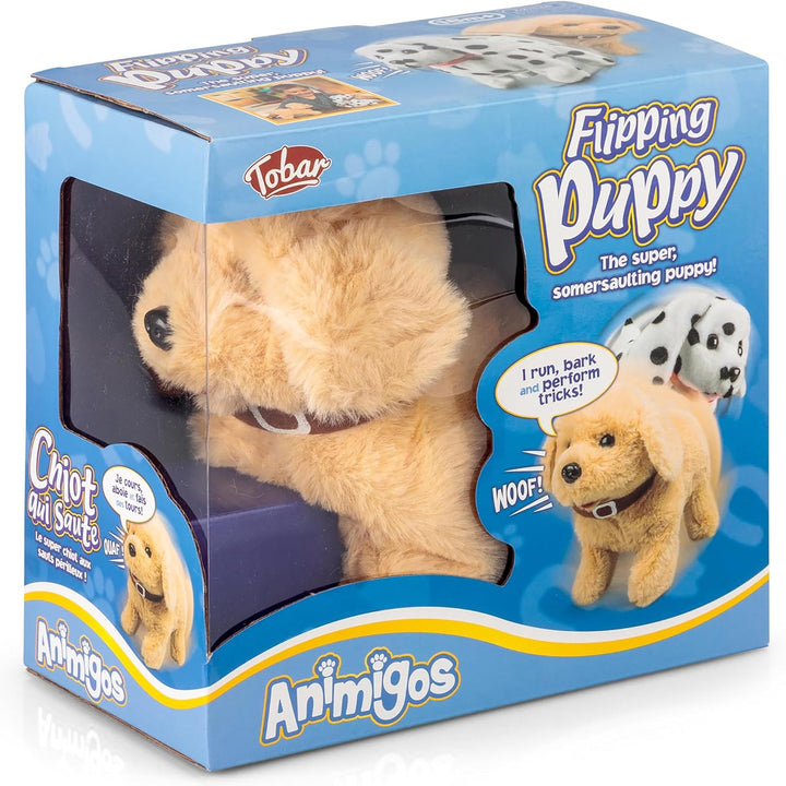 Animigos Flipping Puppy Labrador Dog