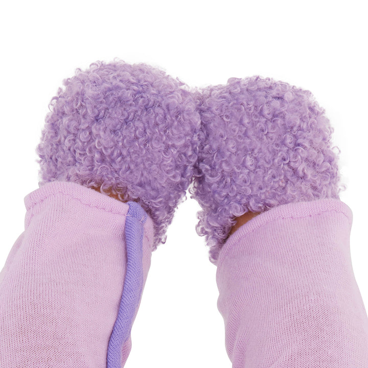 LullaBaby - Purple Pyjama with slippers for 14" Baby doll