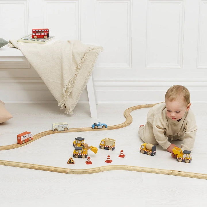 Le Toy Van Construction Vehicle Set