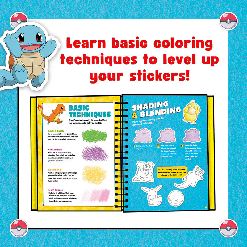 Klutz Pokémon: Color Your Own Fuzzy Stickers