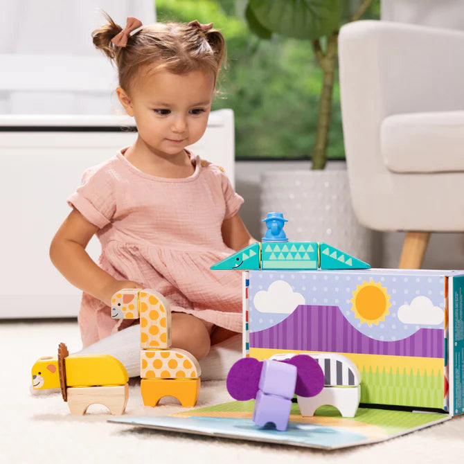 Melissa & Doug Blockables Safari Playset