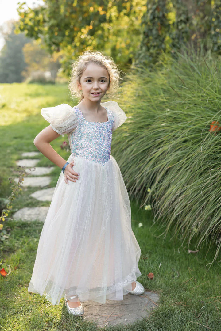 Rainbow Sherbert Sparkle Dress (Size 3-4)