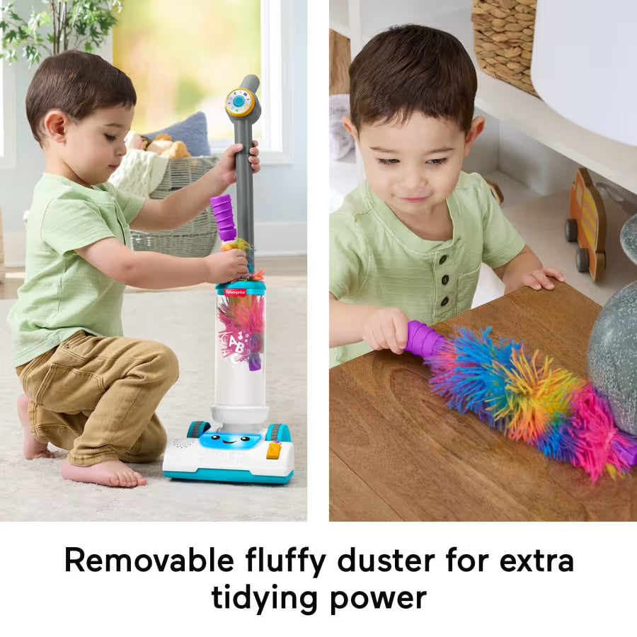 Fisher-Price Laugh &amp; Learn 2-in-1 Vacuum With Lights &amp; Music
