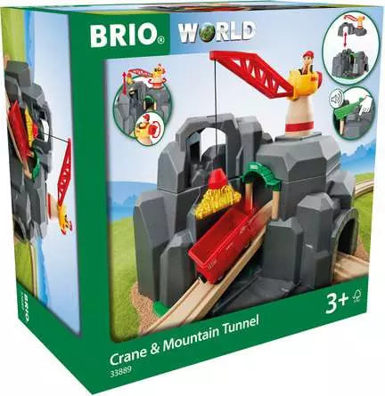 BRIO World Crane & Mountain Tunnel