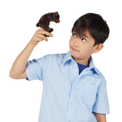 Folkmanis Mini Brown Bear Finger Puppet