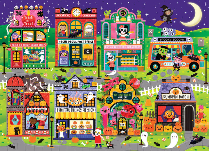 Cobble Hill Boo Town Jigsaw Puzzle 350pc Family Puzzle
