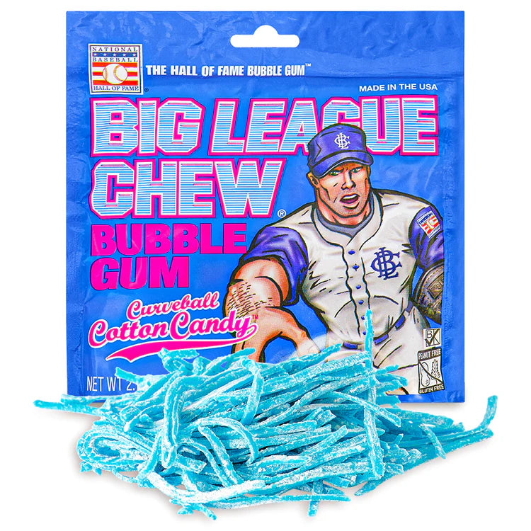 Big League Chew Bubble Gum Cotton Candy