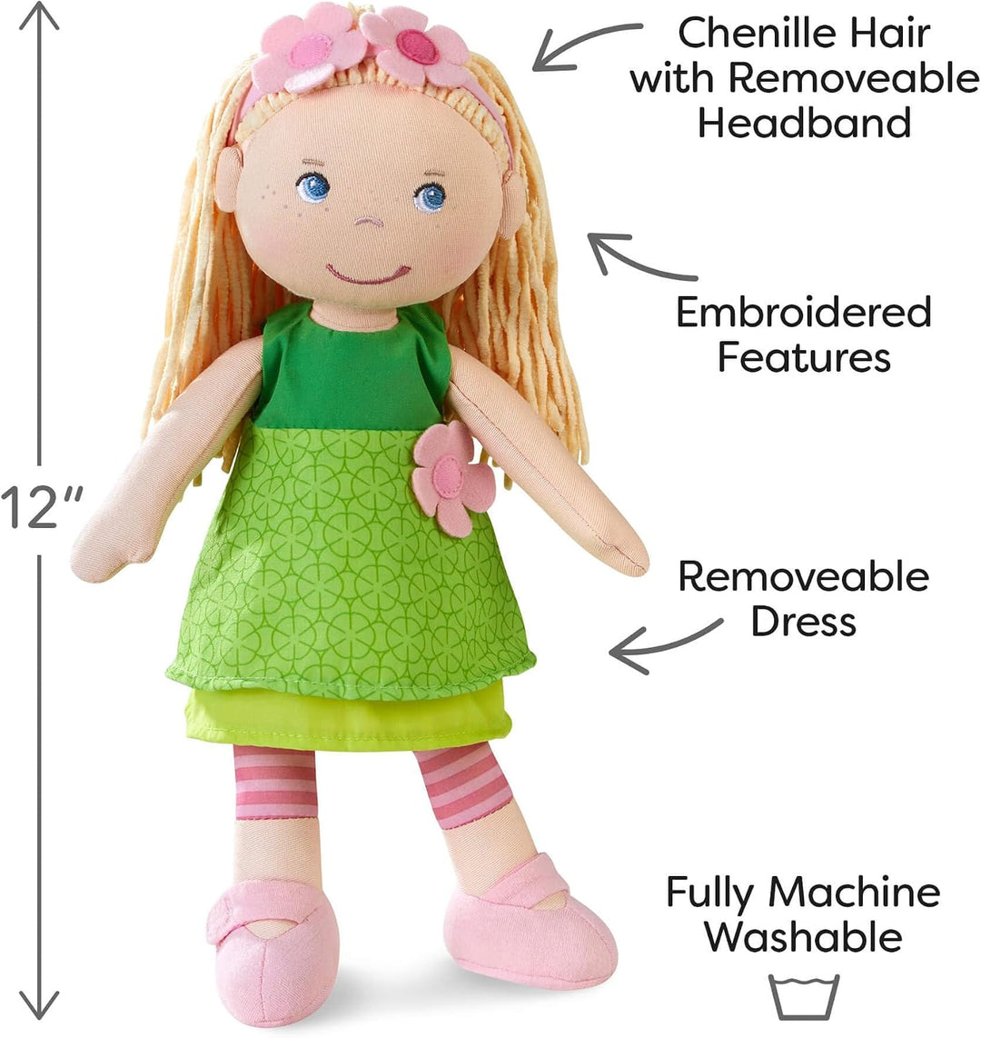 Mali 12" Soft Doll W Blonde Hair &amp; Blue Eyes