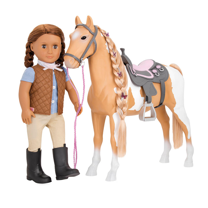 Our Generation Palomino Paint Hair Play Horse