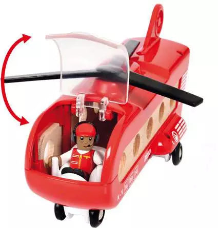 BRIO World Cargo Transport Helicopter
