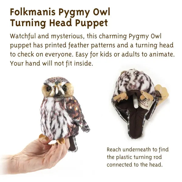 Folkmanis Pygmy Owl Hand Puppet