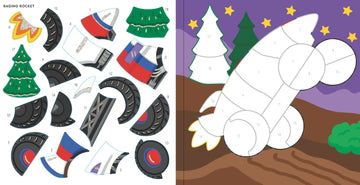 Monster Trucks My First Color-By-Sticker Book