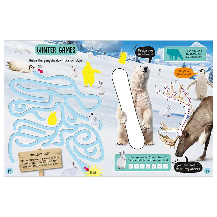 Animal Antics Sticker Book