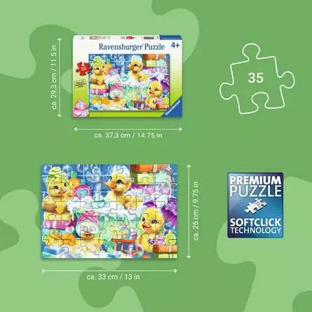 Ravensburger Scrub a Dub Duckies Puzzle 35pc