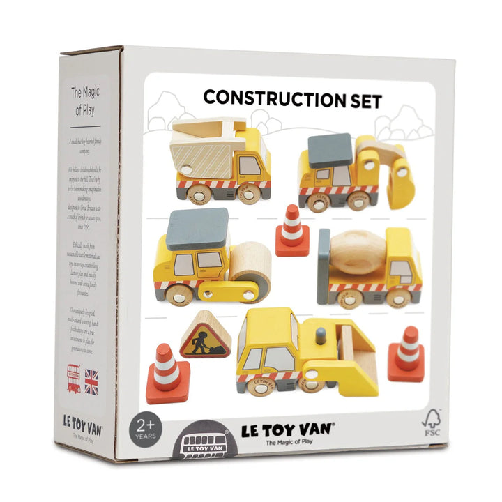 Le Toy Van Construction Vehicle Set