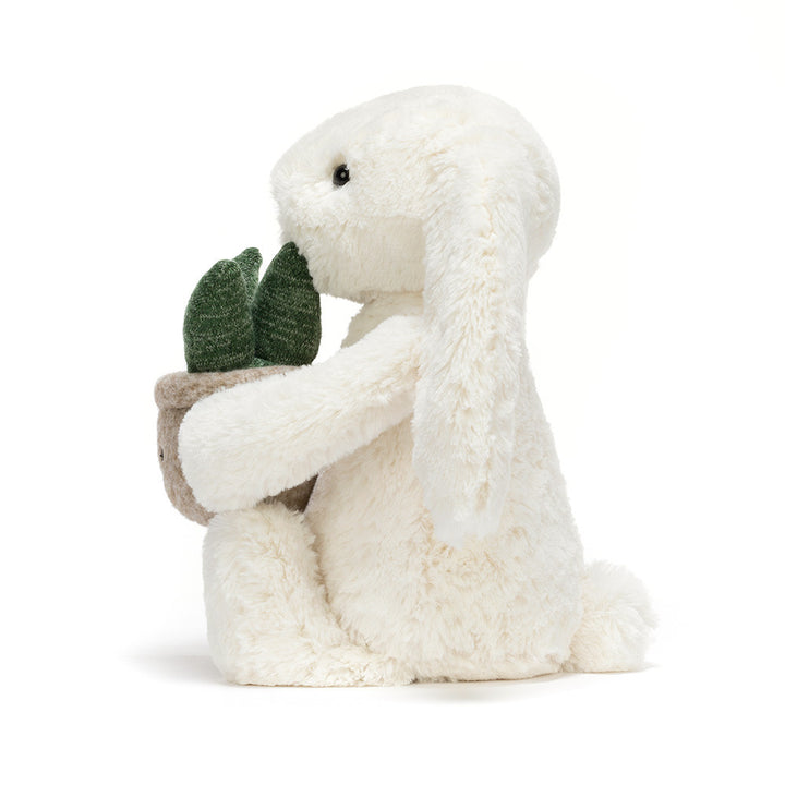 Jellycat Cream Bunny with Plant - LIMIT OF ONE PER CUSTOMER