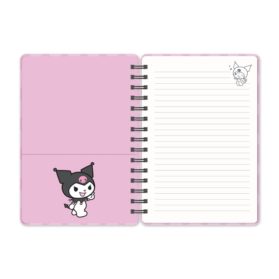 Sanrio Totally Kuromi™ Agatha Notebook with Sticker Sheet