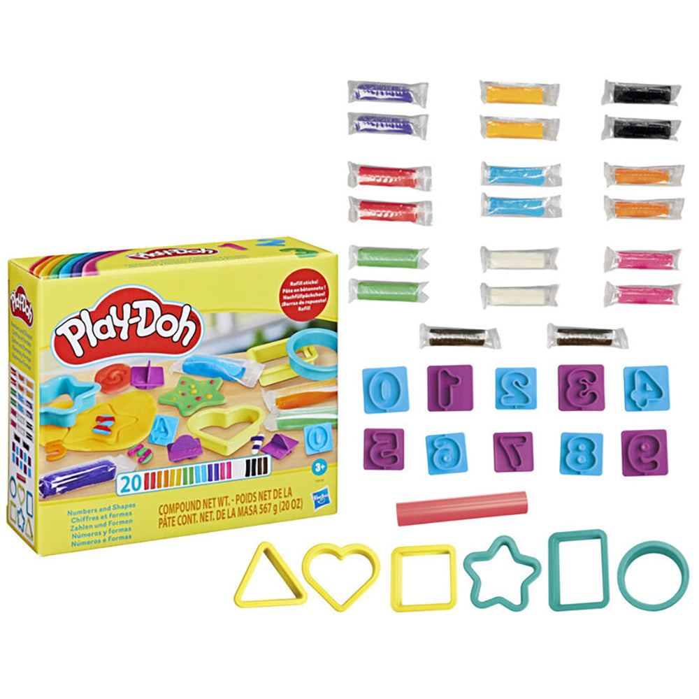 Play-Doh Numbers and Shapes