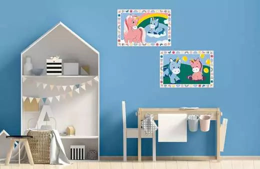 CreArt Paint by Number - Happy Unicorns