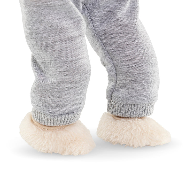 Corolle Sheepskin Slippers For 12" Baby Doll