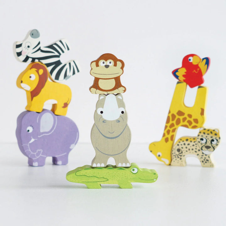 Le Toy Van African Stacking Animals & Bag