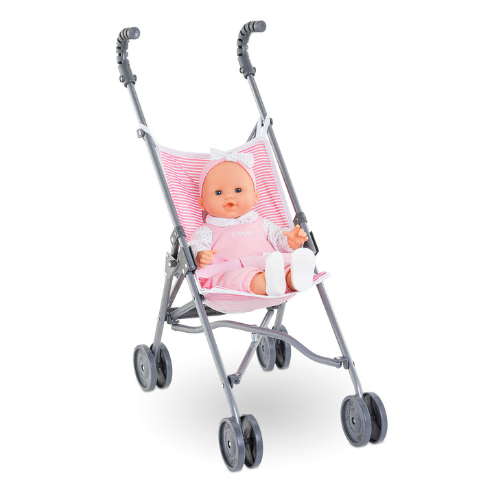 Corolle Pink Umbrella Stroller for 14"/17" Doll