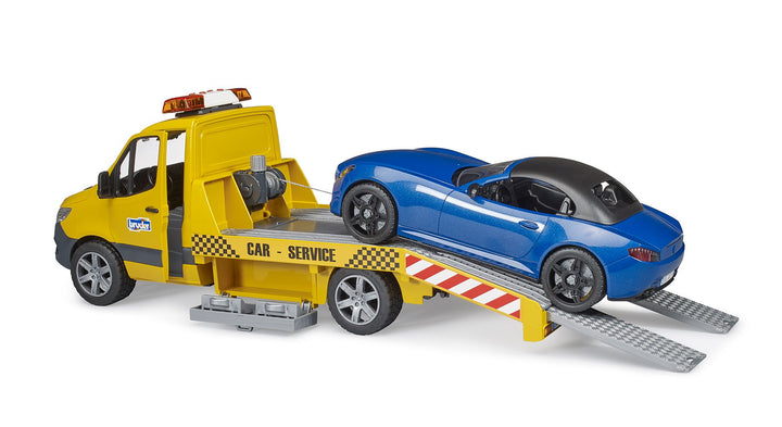 Bruder MB Sprinter Transporter with Roadster and Light & Sound Module