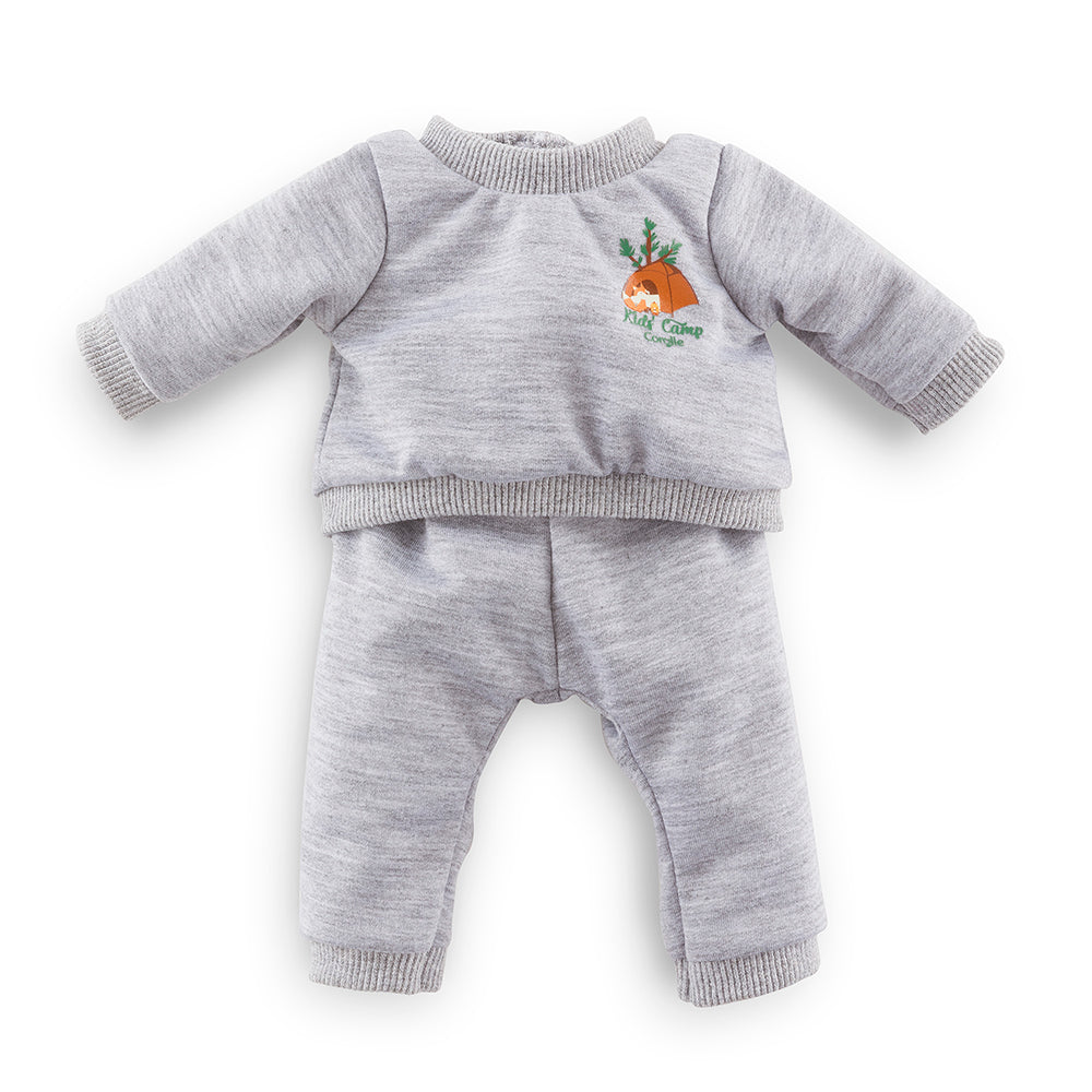 Corolle Little Explorer - Grey Jogging Suit for 12" Baby Doll